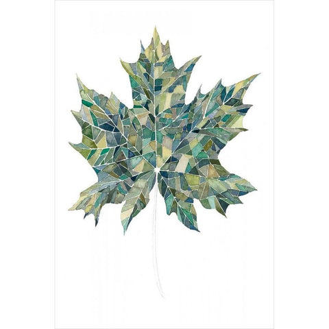 Verdant Details II Gold Ornate Wood Framed Art Print with Double Matting by Popp, Grace