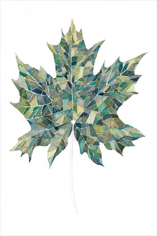 Verdant Details II Black Ornate Wood Framed Art Print with Double Matting by Popp, Grace