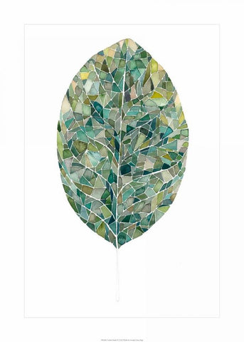 Verdant Details IV Black Ornate Wood Framed Art Print with Double Matting by Popp, Grace