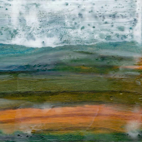 Misty Mountain II White Modern Wood Framed Art Print by Ludwig, Alicia