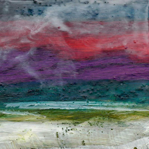 Red Sky at Night II Black Modern Wood Framed Art Print by Ludwig, Alicia