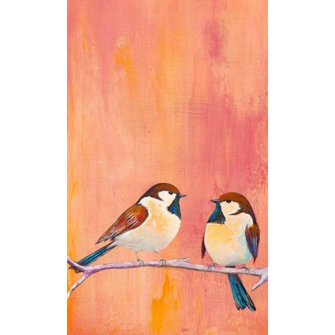 Perch II Black Modern Wood Framed Art Print by Altug, Mehmet