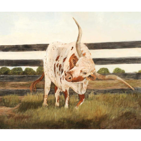 Itchin and a Scratchin II White Modern Wood Framed Art Print by Winkler, Kathy
