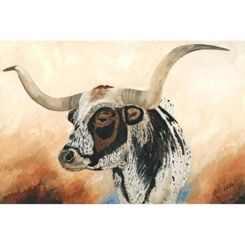 Wow II Black Modern Wood Framed Art Print with Double Matting by Winkler, Kathy