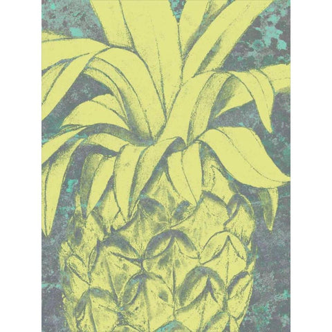 Kona Pineapple I Gold Ornate Wood Framed Art Print with Double Matting by Goldberger, Jennifer