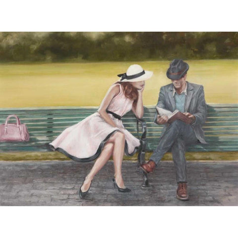 Prologue Black Modern Wood Framed Art Print with Double Matting by Harper, Ethan