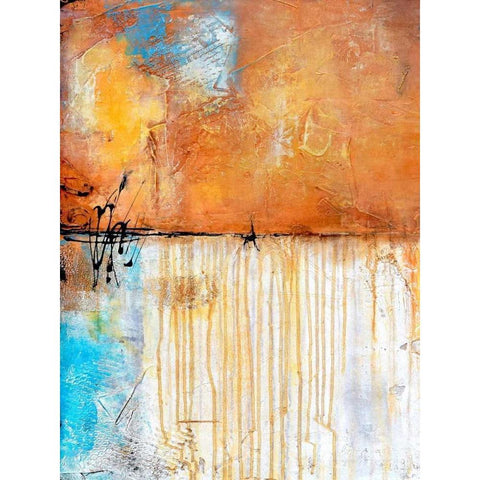 November Rain I Gold Ornate Wood Framed Art Print with Double Matting by Ashley, Erin