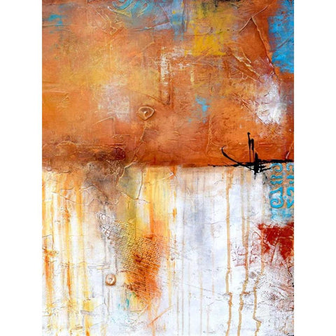 November Rain II White Modern Wood Framed Art Print by Ashley, Erin