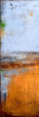 Moment in Our Time I White Modern Wood Framed Art Print with Double Matting by Ashley, Erin