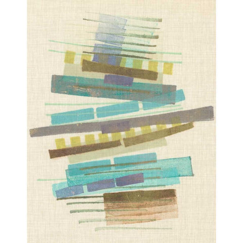 Balancing III Gold Ornate Wood Framed Art Print with Double Matting by Galapon, Nikki