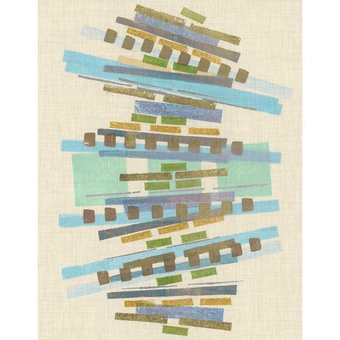 Balancing IV White Modern Wood Framed Art Print by Galapon, Nikki