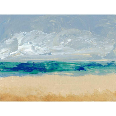 Eastern Shore I Black Modern Wood Framed Art Print with Double Matting by Ludwig, Alicia