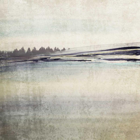 Forest Glimpse II Black Modern Wood Framed Art Print with Double Matting by Orlov, Irena