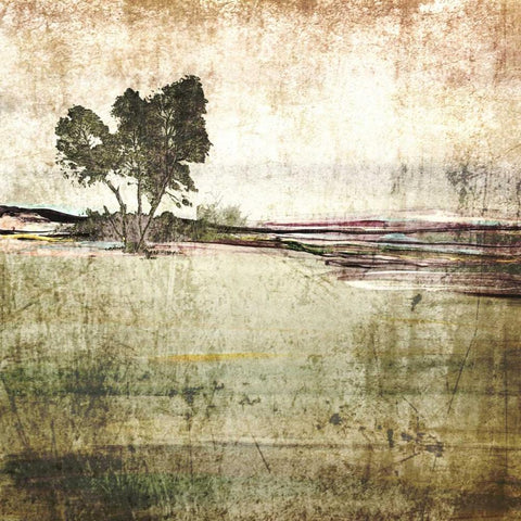 Forest Glimpse IV White Modern Wood Framed Art Print by Orlov, Irena