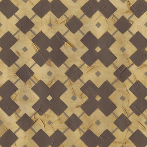 Golden Trellis IV Gold Ornate Wood Framed Art Print with Double Matting by Vess, June Erica