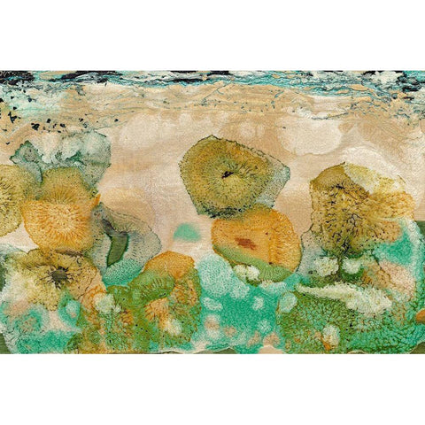 Beneath the Waves I Black Modern Wood Framed Art Print by Ludwig, Alicia