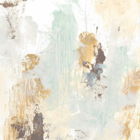 Intangible VII Gold Ornate Wood Framed Art Print with Double Matting by Vess, June Erica