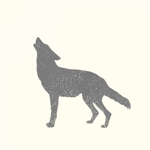 Timber Animals IV Black Modern Wood Framed Art Print by Hambly, Anna