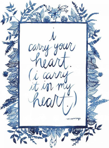 Love Quote III Black Ornate Wood Framed Art Print with Double Matting by Popp, Grace