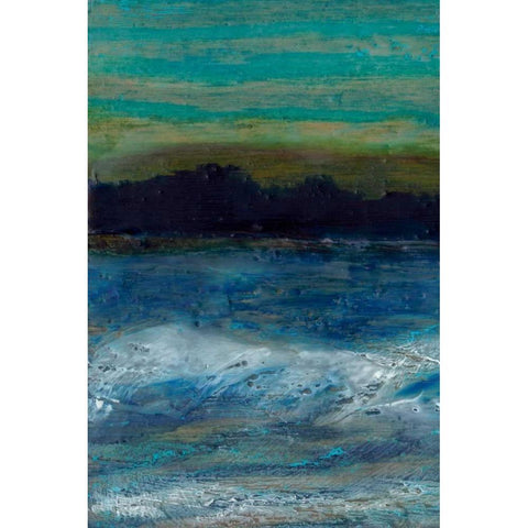 Marooned I Black Modern Wood Framed Art Print with Double Matting by Ludwig, Alicia