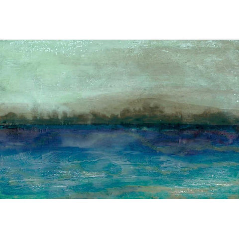 Inlet View I Gold Ornate Wood Framed Art Print with Double Matting by Ludwig, Alicia