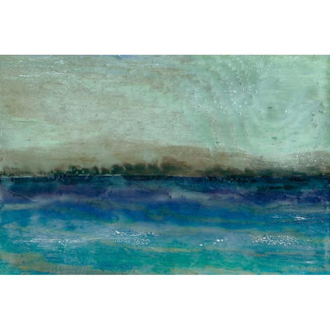 Inlet View II Black Modern Wood Framed Art Print by Ludwig, Alicia