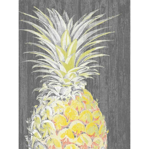 Vibrant Pineapple Splendor I Gold Ornate Wood Framed Art Print with Double Matting by Studio W