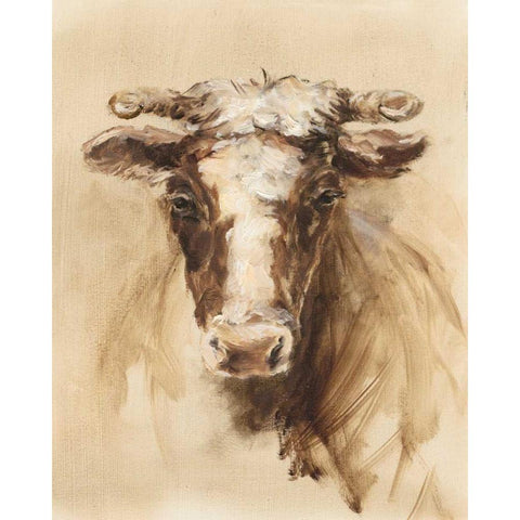 Western Ranch Animals II White Modern Wood Framed Art Print by Harper, Ethan