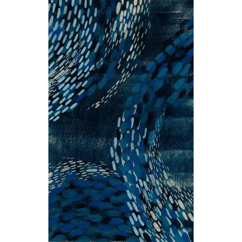 Moon Tide I White Modern Wood Framed Art Print by Popp, Grace