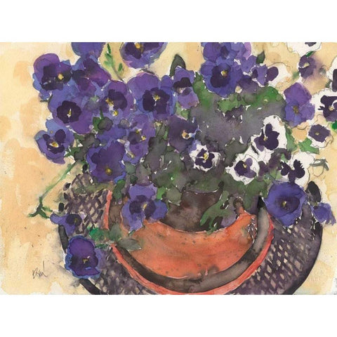 Something Floral VIII White Modern Wood Framed Art Print by Dixon, Samuel