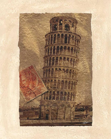 Travel Snapshots I White Modern Wood Framed Art Print with Double Matting by Butler, John