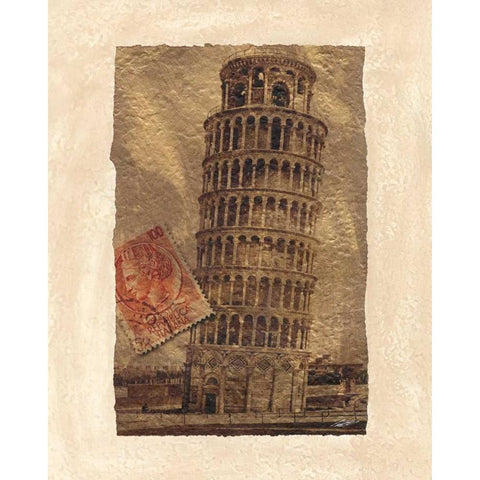 Travel Snapshots I Gold Ornate Wood Framed Art Print with Double Matting by Butler, John