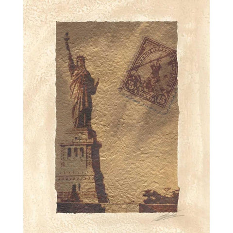 Travel Snapshots II Gold Ornate Wood Framed Art Print with Double Matting by Butler, John