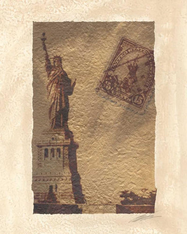 Travel Snapshots II Black Ornate Wood Framed Art Print with Double Matting by Butler, John