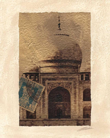 Travel Snapshots V White Modern Wood Framed Art Print with Double Matting by Butler, John