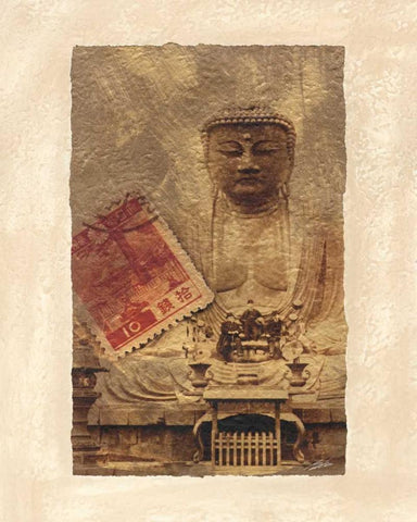 Travel Snapshots VI Black Ornate Wood Framed Art Print with Double Matting by Butler, John