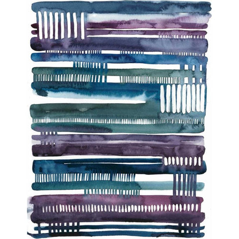 Collapse I Black Modern Wood Framed Art Print with Double Matting by Popp, Grace