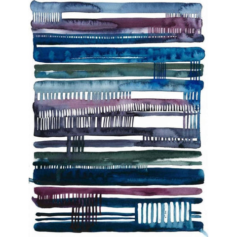 Collapse II Black Modern Wood Framed Art Print by Popp, Grace