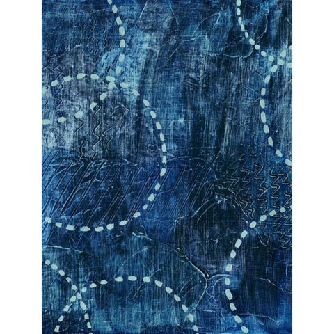 Drifting I White Modern Wood Framed Art Print by Popp, Grace