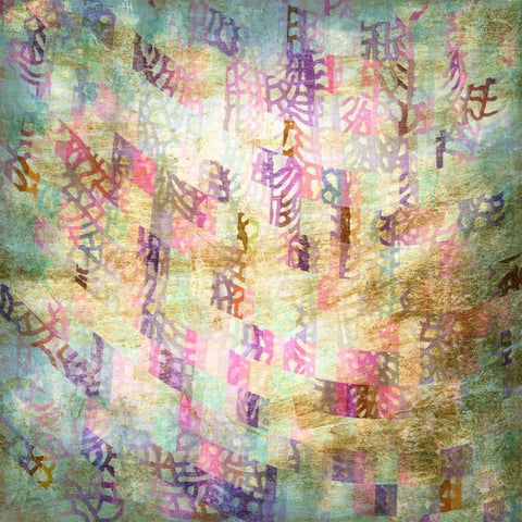 Coral Party I White Modern Wood Framed Art Print with Double Matting by Studio W