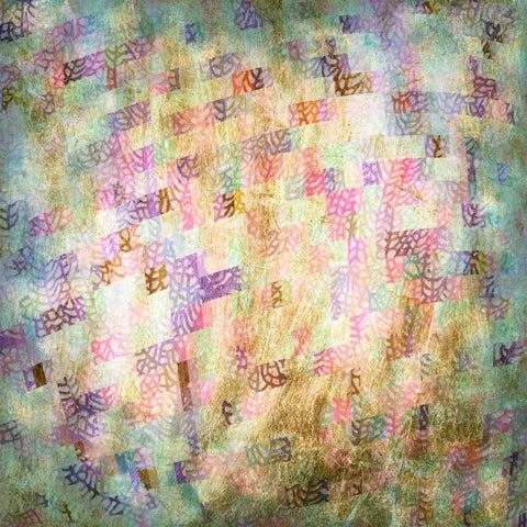 Coral Party III Black Modern Wood Framed Art Print with Double Matting by Studio W