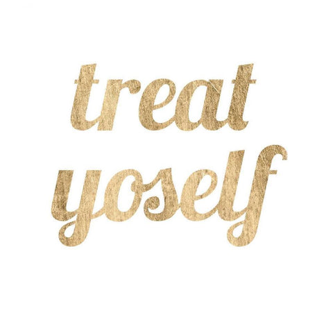 Golden Quote IX Gold Ornate Wood Framed Art Print with Double Matting by Hambly, Anna
