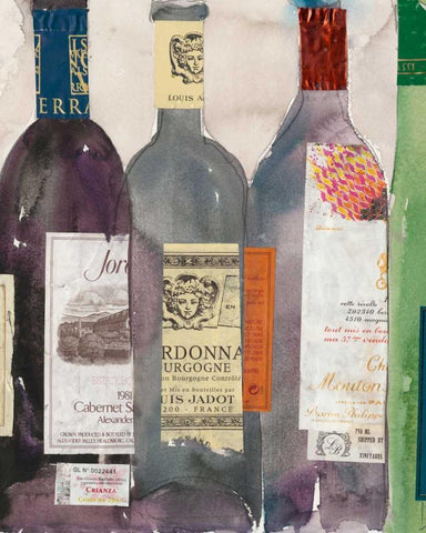 Dinner Party III Black Ornate Wood Framed Art Print with Double Matting by Dixon, Samuel