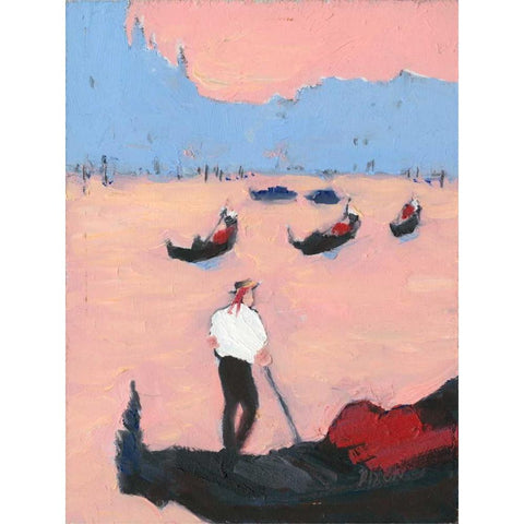Venice Study II Black Modern Wood Framed Art Print by Dixon, Samuel