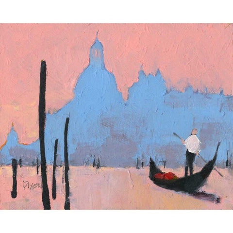Venice Study III Black Modern Wood Framed Art Print by Dixon, Samuel