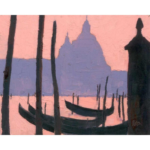 Venice Study V Black Modern Wood Framed Art Print by Dixon, Samuel