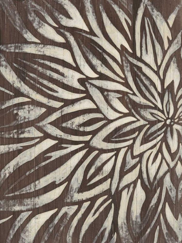 Barnwood Blossom I Black Ornate Wood Framed Art Print with Double Matting by Vess, June Erica