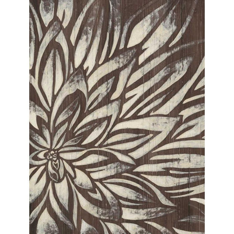 Barnwood Blossom II Gold Ornate Wood Framed Art Print with Double Matting by Vess, June Erica