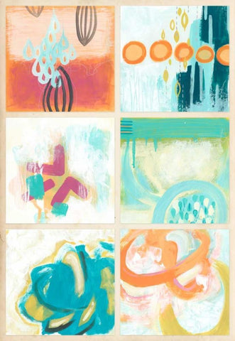Gallery Petite III White Modern Wood Framed Art Print with Double Matting by Vess, June Erica