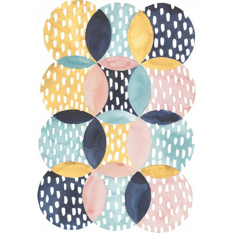 Deluge I Black Modern Wood Framed Art Print with Double Matting by Popp, Grace